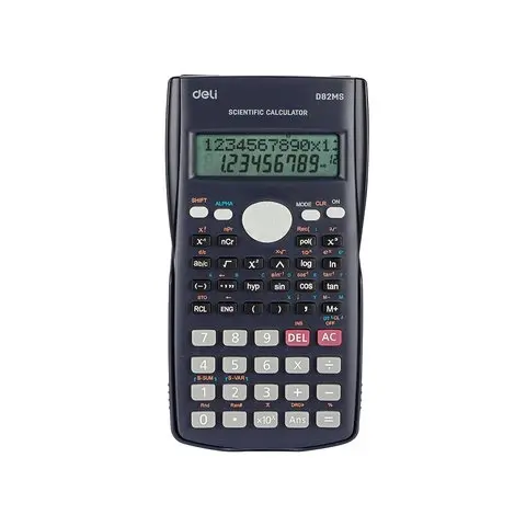 Deli Scientific Calculator (Navy Blue)